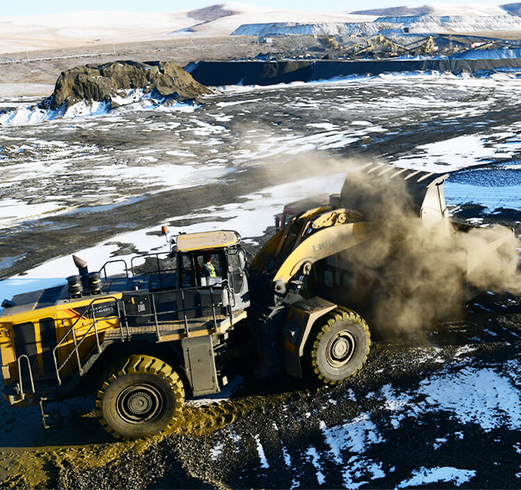 1029-1-Banner-update LiuGong 8128H Rocks in the Iron Mine in Mongolia